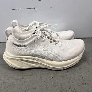 Asics Gel-Nimbus 26 Womens Size 6 White Athletic Running Shoes Sneakers